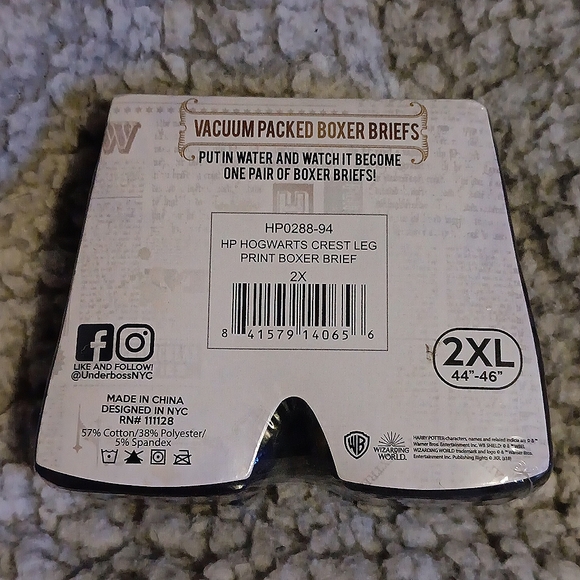 Harry Potter Vacuum Packed Boxer Briefs - Picture 2 of 3